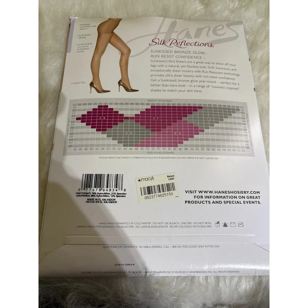 Hanes silk reflections